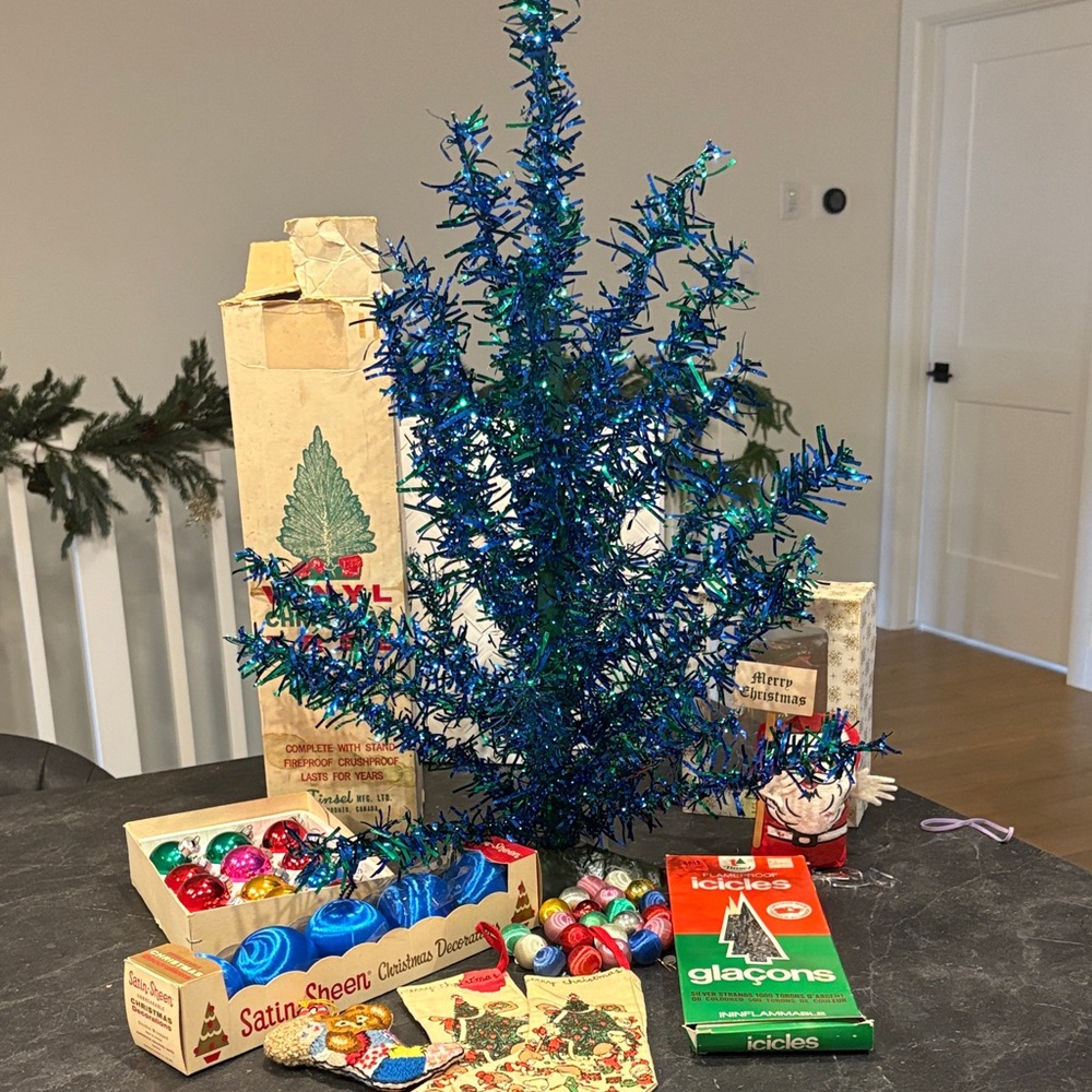 Vintage Tinsel Tree and more!